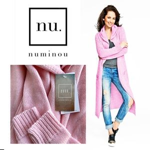NU Numinou Oversized Hooded Longline Cardigan NWT